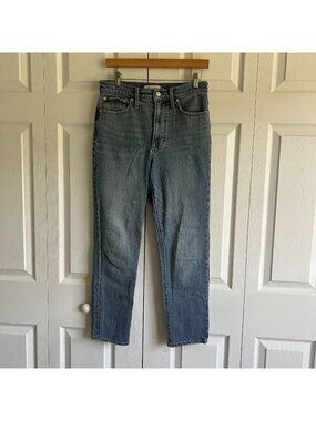 Madewell The Perfect Vintage Belbury Wash Tencel Denim Jeans Women's Size 26
